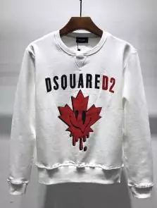 dsquared2 logo sweatshirt fashion logo printing white ds266